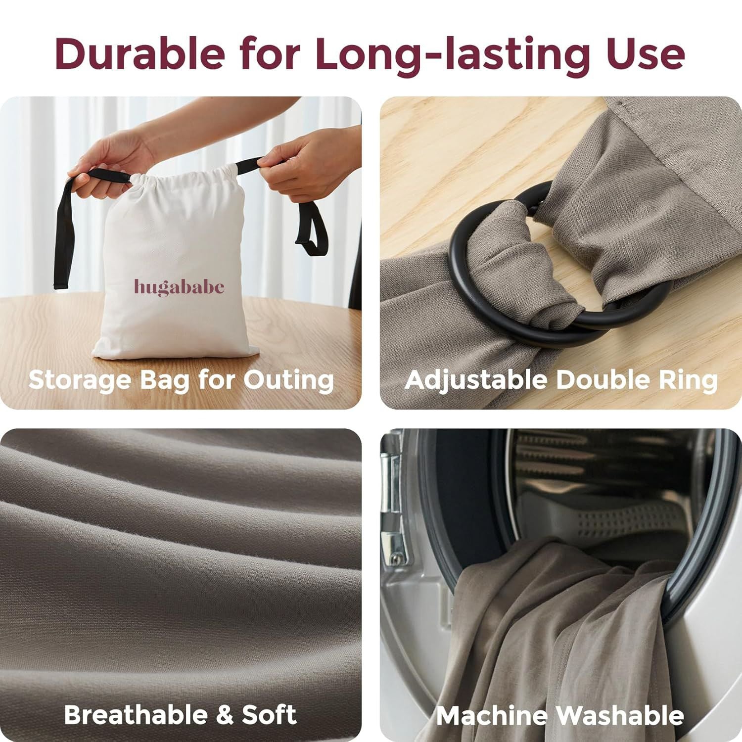 Hugababe ComfyNest™ Wrap Carrier