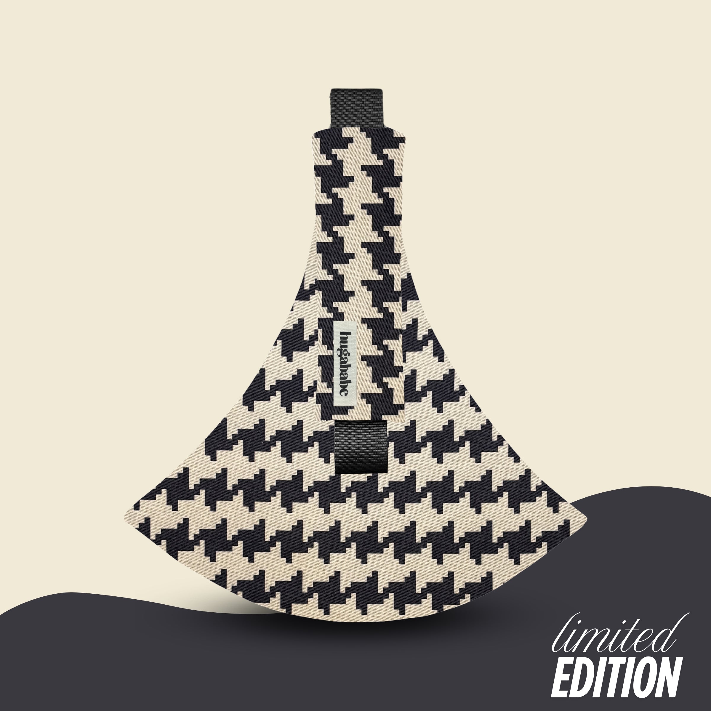 Toddler Sling Houndstooth Beige